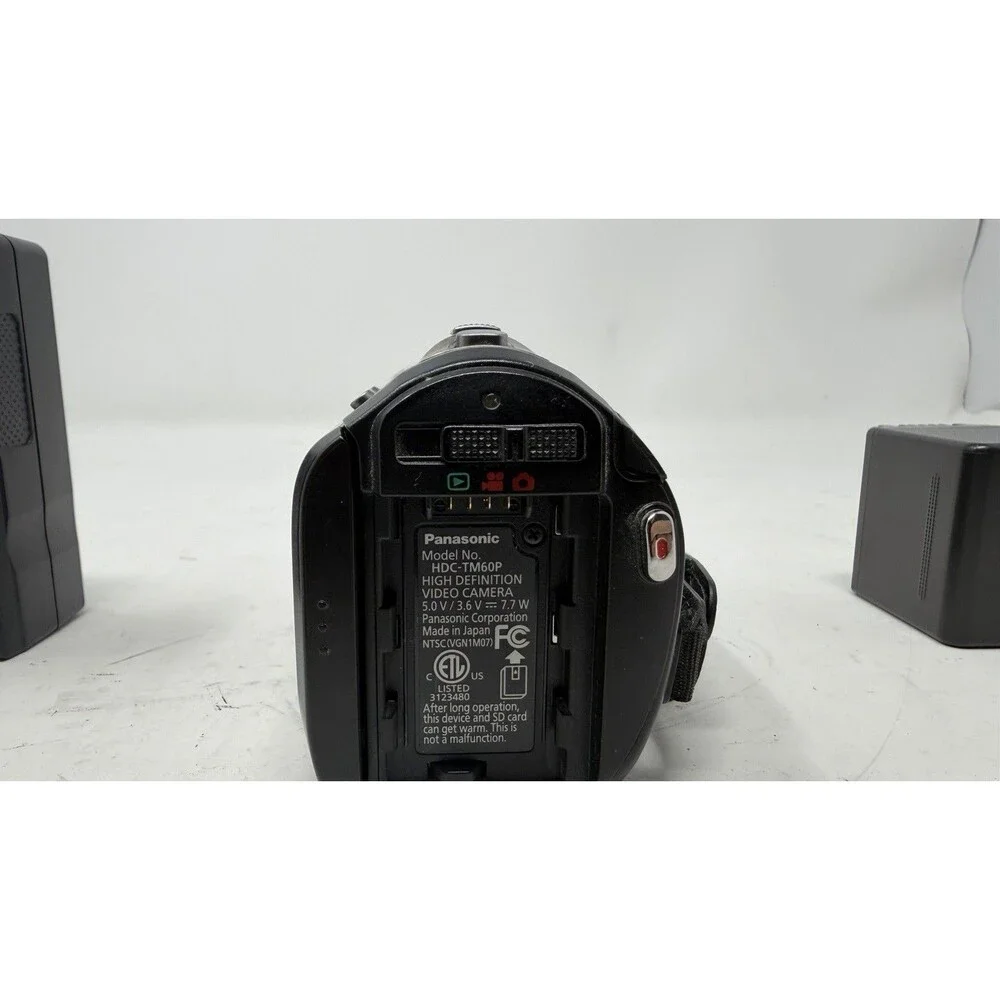 Panasonic HDC-TM60 HD Camcorder 16GB w/Battery and Charger – Tested